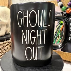 Rae Dunn Halloween mug “ghouls night out” used